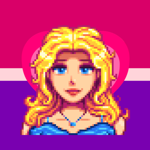 All of the Bachelorettes from Stardew Valley are girlbosses!(original flag by @/yourfaveisagirlboss)