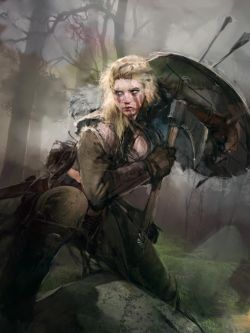 fantasy-art-engine:  Warrior Queen by Nuare