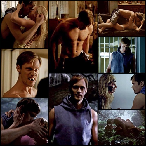 Alexander Skarsgård / Eric Northman in True Blood 4.06, ‘I Wish I Was the Moon’ [videos PG-13 & R versions]