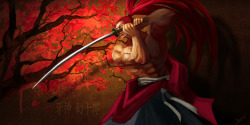 samuraiart:  Genjuro fanart by vic_le_fou