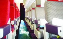 things-larry-cant:  da-heell:  brititch:  0pac:  tastefullyoffensive:  Virgin Airlines Launches First Glass-Bottomed Plane  im gonna shit myself there  i’ll fucking piss myself  wait what  its why i love Virgin Airlines 