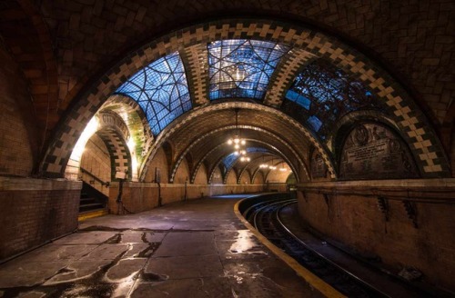 Porn stylish-homes:  City Hall Station - a decommissioned photos