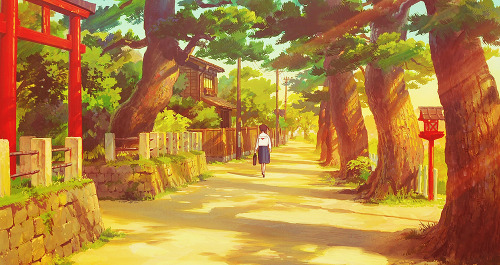 ghiblistudio:The view From Up On Poppy Hill[click for large]