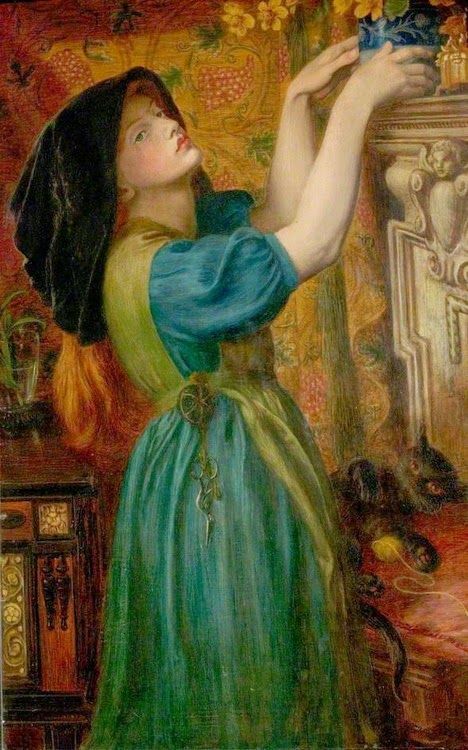 clairviewlad: rfsnyder: Dante Gabriel Rossetti 1874 Beautifully Crafted Artwork