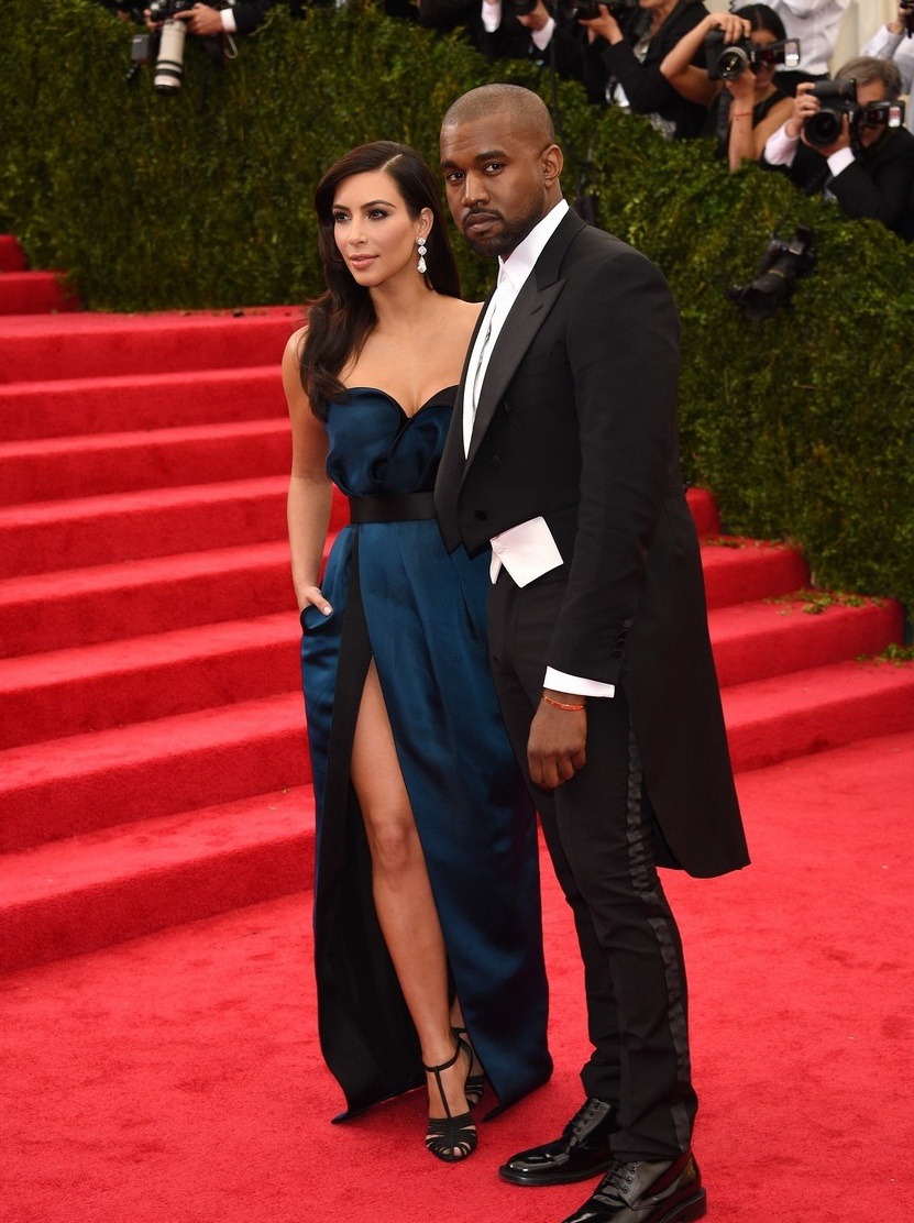 kimkanyekimye:  Kim Kardashian and Kanye West at the 2014 MET Gala 5/5/14