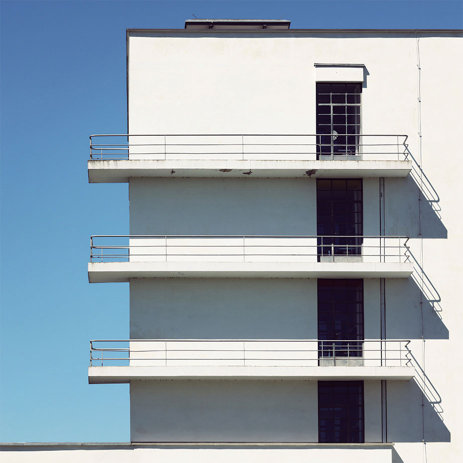 thekhooll:
“ Bauhaus Building in Dessau Photographed by Sebastian Weiss Sebastian Weiss captures the classic framework of the Bauhaus Building in Dessau, Germany designed by Walter Gropius in 1926.
Gropius consistently separated the parts of the...