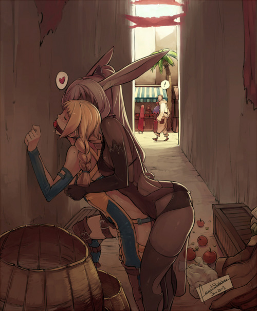 cuteandsmallfox:  ♡ Furrys having fun in the alley ♡  ~CASF
