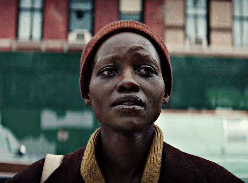 LUPITA NYONG'O As SAM (featuring Some Frodo)A QUIET PLACE: DAY ONE (2024) Dir. Michael Sarnoski