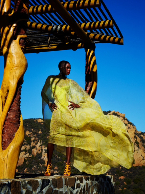 flawlessbeautyqueens:Favorite Photoshoots | Danai Gurira photographed by Jamie Nelson for More Magaz