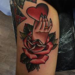 hudsontattoo:  â¤ï¸ðŸ‘ŒðŸŒ¹