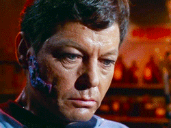 councelortroi:Favorite moments from Star Trek TOS: Leonard McCoy taking a risk by testing a vaccine 