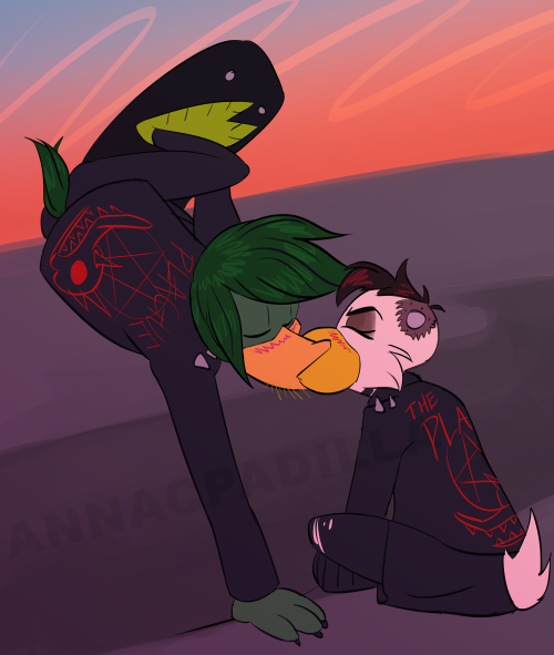 annacpadilla: He was a skater boy… Reference here. Duckie belongs to @based-ducks and @t