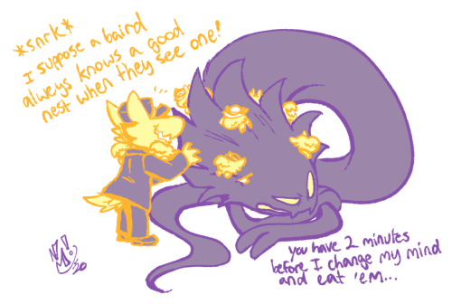 fedoraspooky: Who’d have thought the soul-stealing shadow would be a good babysitter in a pinch? (Gr