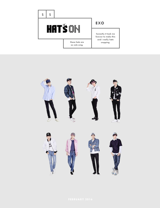 joomyun:  EXO for Hats On