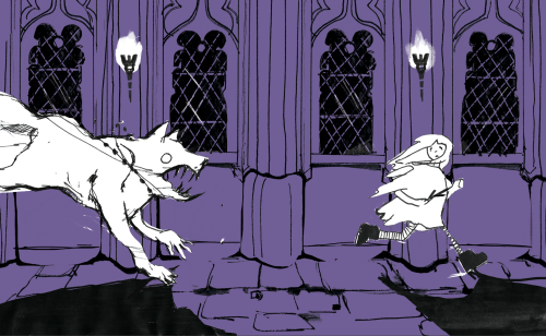 We Were Wizards but I Was also a Werewolf A little comic book from last semester, inspired by the ti