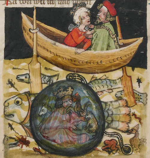 Alexander the Great under Water - about 1400 - 1410Artist/Maker: UnknownJansen Enikel / Regensburg, 