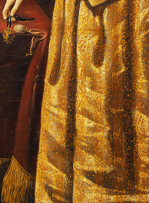 jaded-mandarin:Elizabeth, Queen of Bohemia, 1632. Detail.