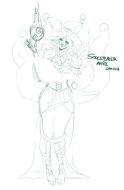 Soulstealer Ahriskin Idea Sketch !