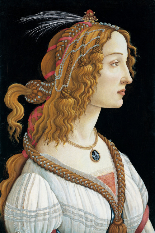 kati67:    Idealized Portrait of Lady Portrait of Simonetta Vespucci as Nymph