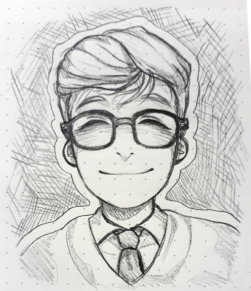 imtoobiforyou: Quick Dr. Picani doodle i did during a short rest from finals studying! He cheered me