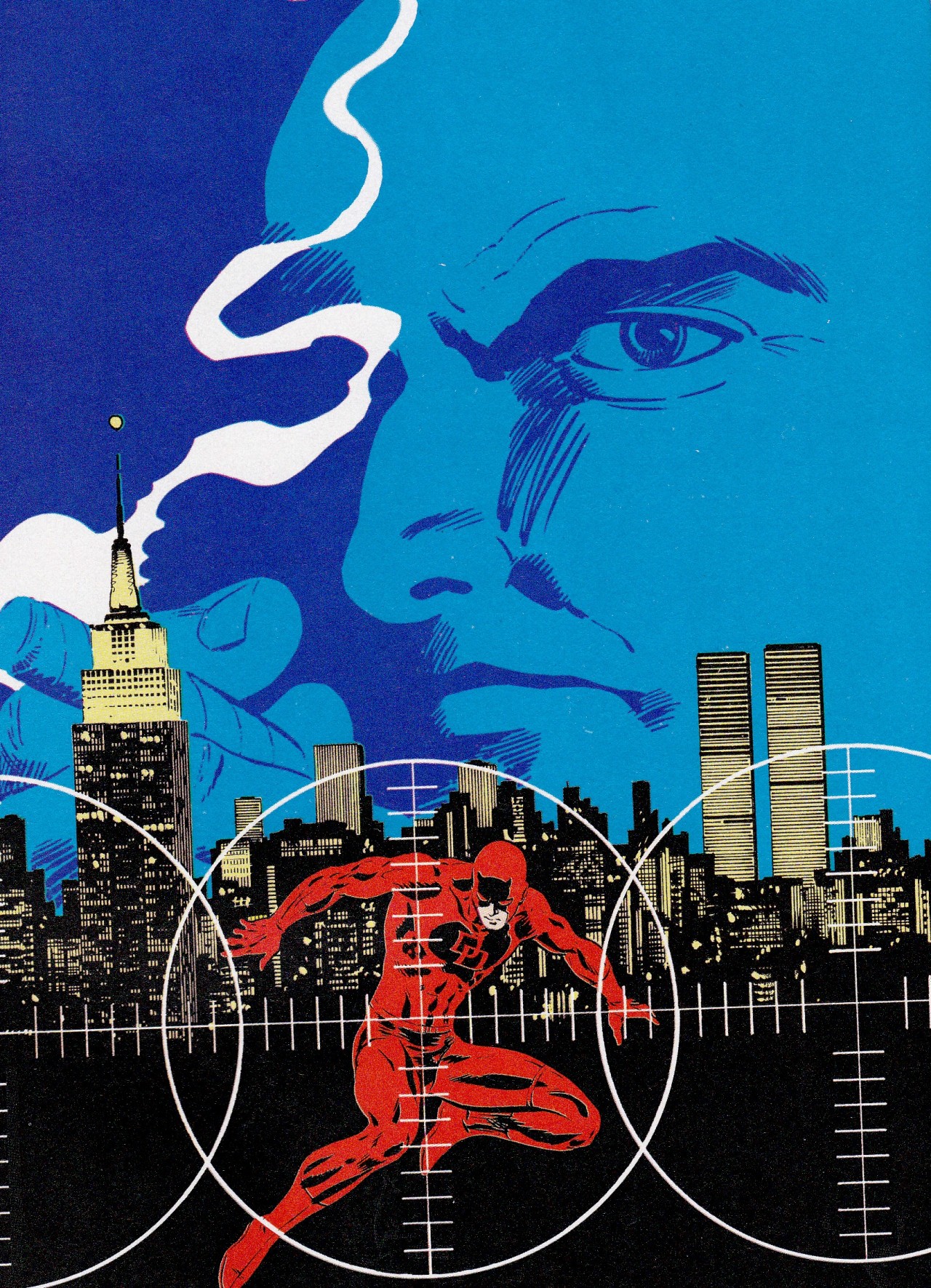 jthenr-comics-vault:  Daredevil #227 (1986)Cover by David Mazzucchelli The beginning of