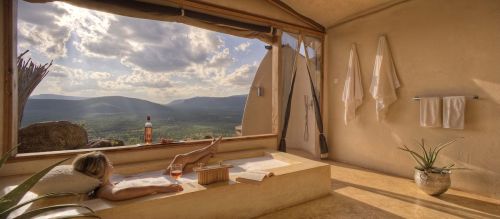 luxuryaccommodations:  Saruni Samburu - KenyaSet in 200,000 acres of unspoilt wilderness, in northern Kenya, Saruni Samburu comprises 6 luxurious villas, complete with spacious sitting/dining areas, sprawling verandas, outdoor showers, and wonderful views