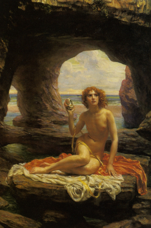 fer1972:  Today’s Classic: Sir Edward John Poynter (1836-1919) 1. Cave of the Storm Nymphs 2. The Nymph of the Stream 3. At Low Tide 4. Andromeda 5. The Wonders of the Deep  Esto es arte!