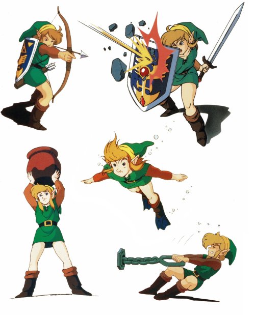 bastardfact:A genshin impact player yelled at me on a zelda gamefaqs forum because I said link looked slutty in some of the artwork Can you in earnest tell me he doesnt look slutty in these? I bet you cant