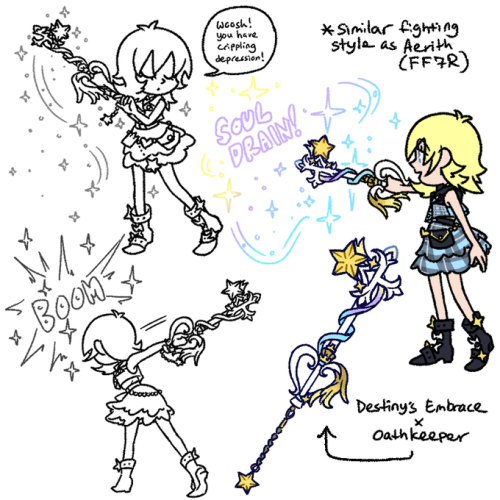 My Namine keyblade fantasy.Yes, the last one is a Utena referencePLEASE DO NOT REPOST, EDIT, OR USE 