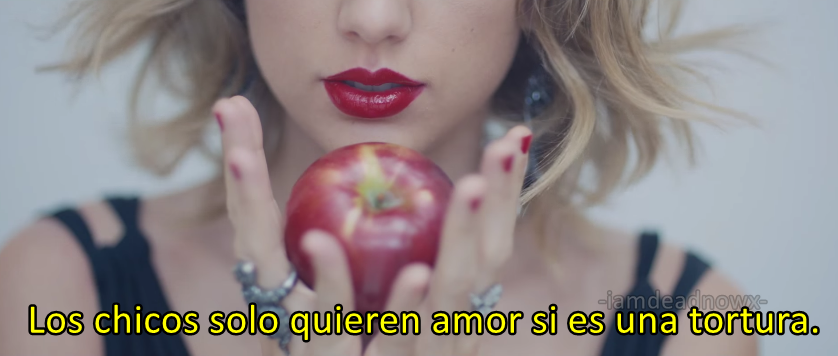 iamdeadnowx:  Blank space - Taylor swift.