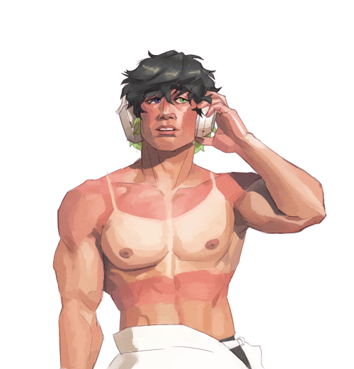 Oliver Aiku But It's That Heat Stroke Photoshoot That Was Really Sexy And Cool