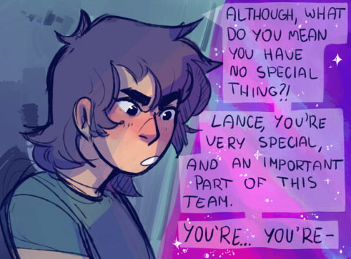 lavenderdreamer13:hi, can I get some more of uhhhhh mutual comfort Klance in season 4?