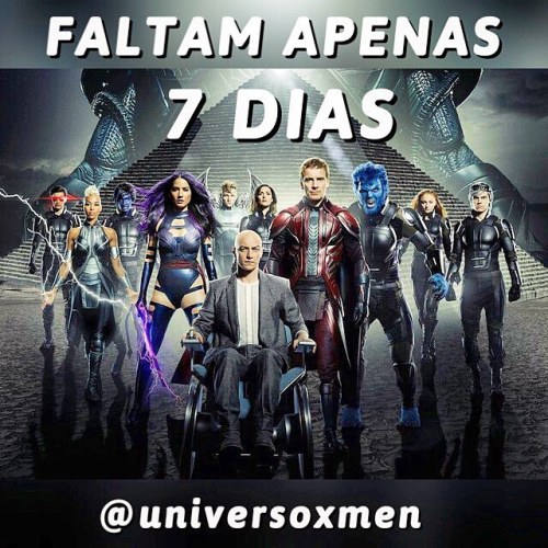 #XMENAPOCALYPSE: Contagem regressiva!!!!! Faltam 7 dias!! #marvel #20thcenturyfox #xmen #foxfilm