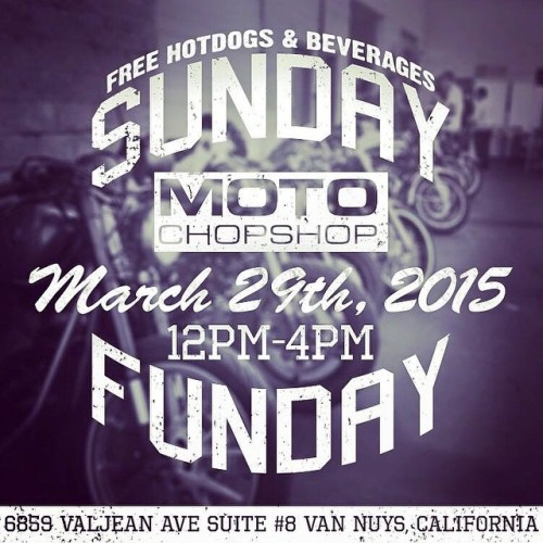 Moto Chop Shop BBQ tomorrow! Ride out and adult photos