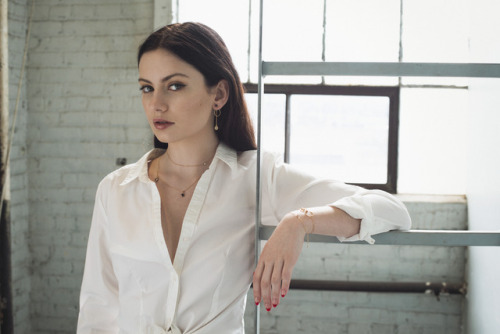 Sarah Nicole Harvey for the LN Jewelry debut collection shot by Tina Picard 