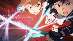 thesupremekaiii:  Kirito & Asuna - Sword