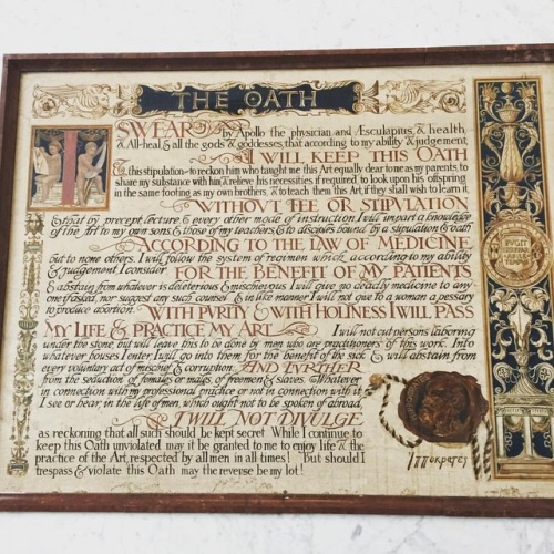 The Hippocratic oath unveiled by J.P Morgan (at NYU Langone...