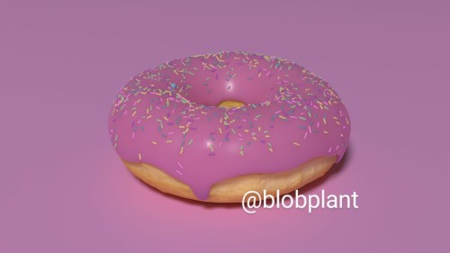I Have Almost Finished The Dount Tutorial On Blender! Here Is What I Got