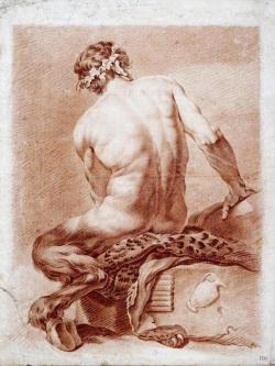 Daniel Huntington (American 1816-1906)A Satyr,