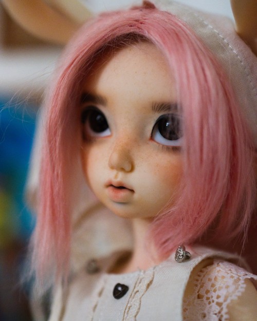 I got a nice camera and lens lot on eBay so I ran aorund my room taking pictures of dolls as they we