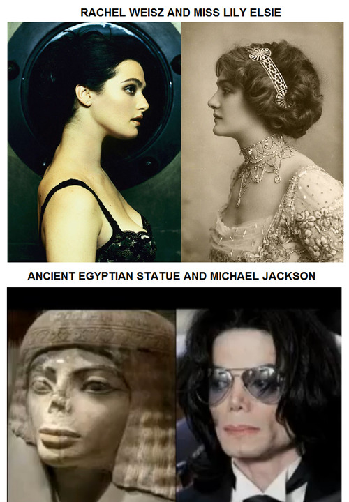 tastefullyoffensive:  Celebrities and Their Historical Doppelgangers [via]Previously: