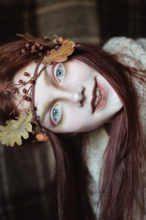 Hello! I am the Forest Spirit. ;-)model, make-up, photo: Rebecca Shtulman