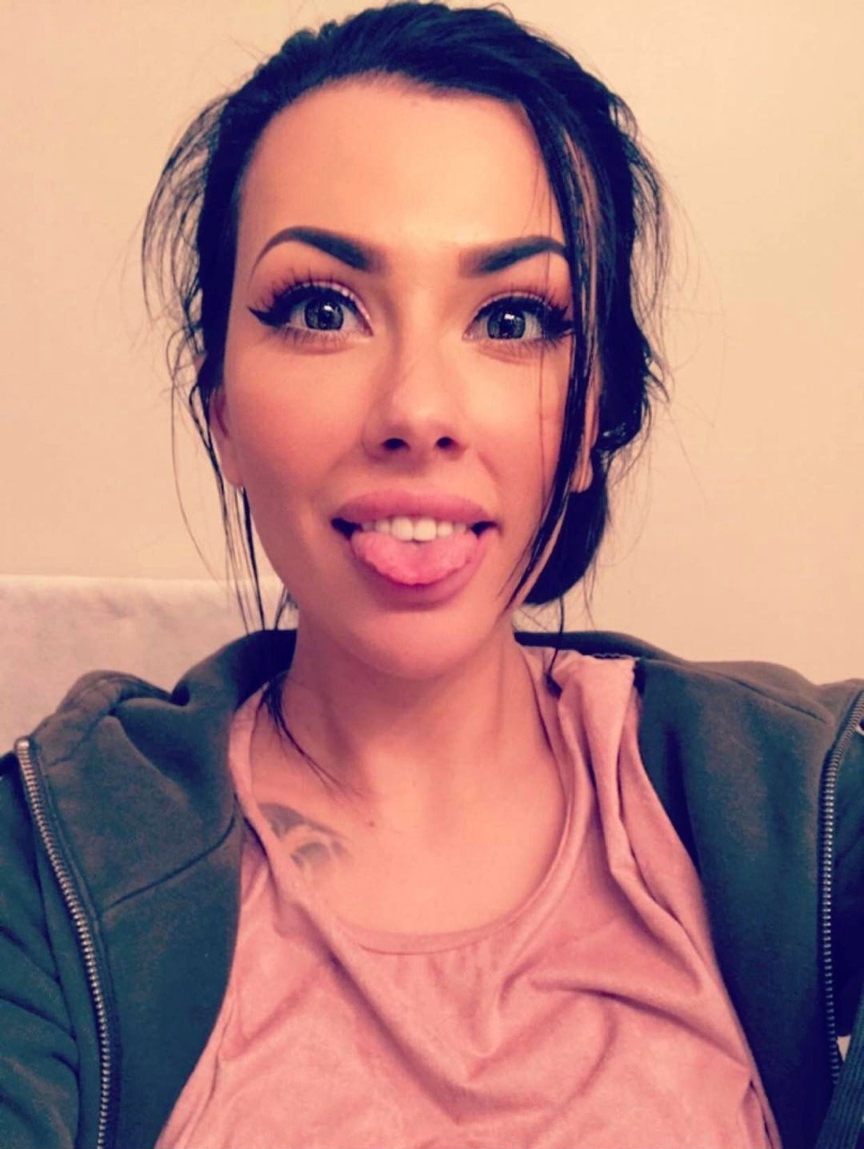 Girls With Their Tongue Sticking Out