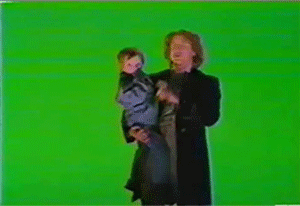 seekingthespheres:Paul and baby McGann on the set of the Doctor Who TV Movie, being adorable: x