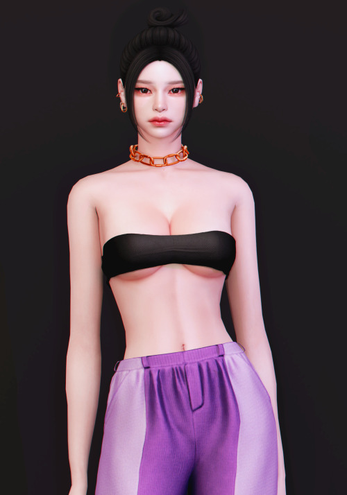 ► DM Top & PantsNew MeshAll LOD’s08 / 20 SwatchesHQ CompatibleTeen to EldersDOWNLOAD — Top / Pan