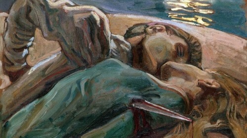snailmailthings:The Lovers, Akseli Gallen (1906–1917) / Killing Eve 1.08 God I’m Tired