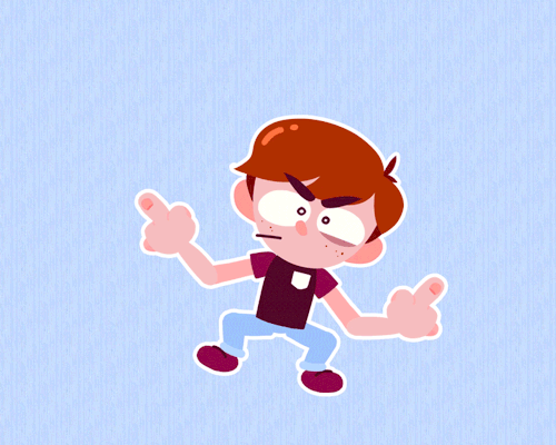 i animated this for my angery friend who bought me pusheen board shorts
