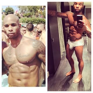 dominicanblackboy:  Sexy tatted hotboy Ivanie Murphy cute muscle tatted ass!😍  Sexy brother  mmm