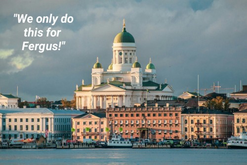 underthewingsofthblackeagle:Foto: Panorama Helsinki / Finland - Dom und Parlamentsplatz (by   tap5a)