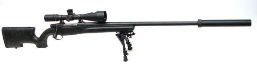 fmj556x45: CZ 550 Safari Class .338 Lapua caliber rifle. Factory Surefire Break with Surefire suppressor and Nightforce scope 3.5-15 calibrated to 338 Lapua. 